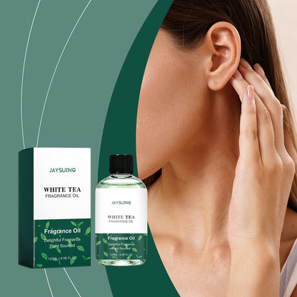 Jaysuing White Tea Fragrance Essential Oil, Long-Lasting Fragrance for Daily Commuting and Dating, Fresh and Skin-Friendly Atmosphere Perfume